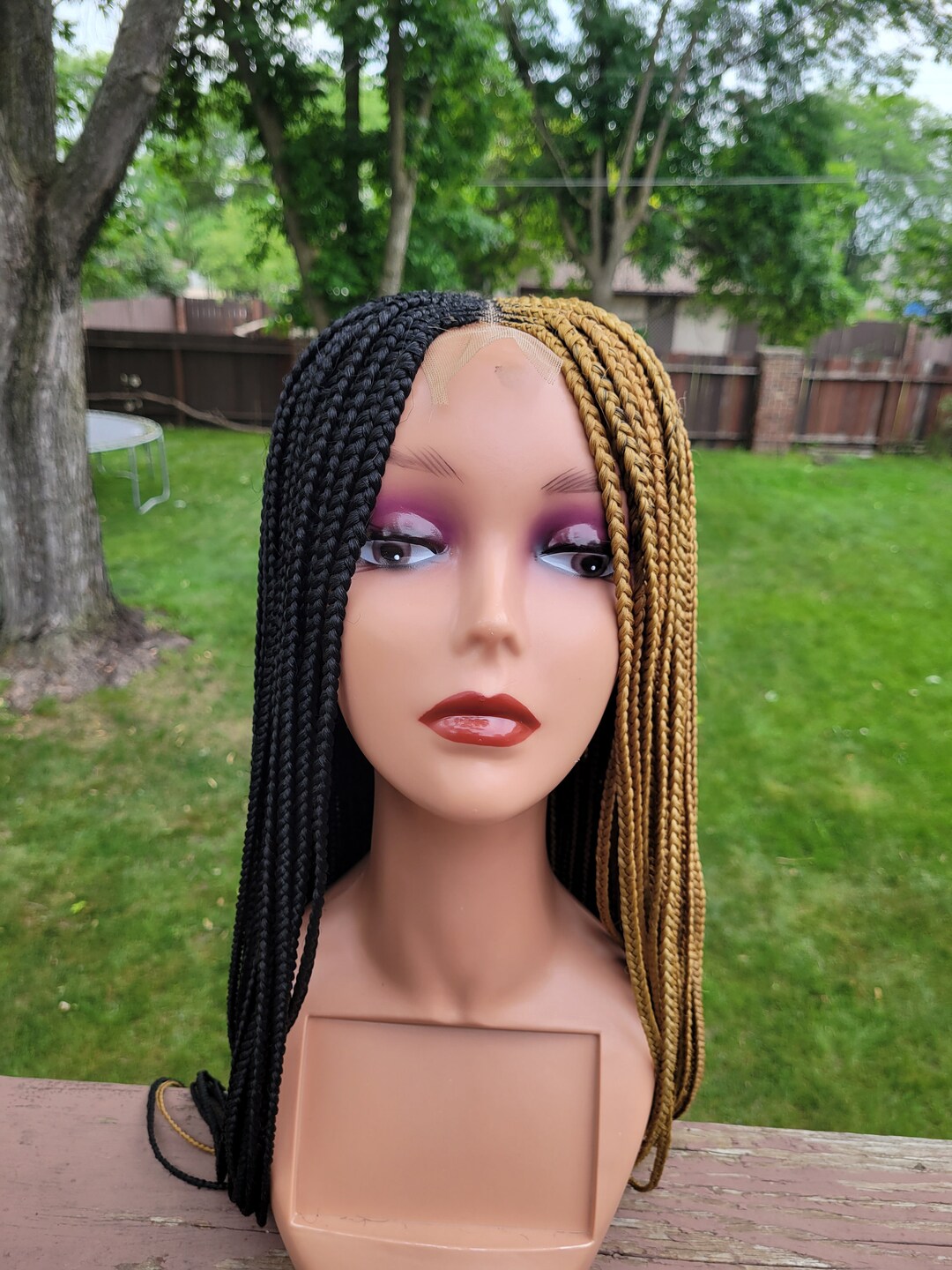 2 Tone Braids - Etsy
