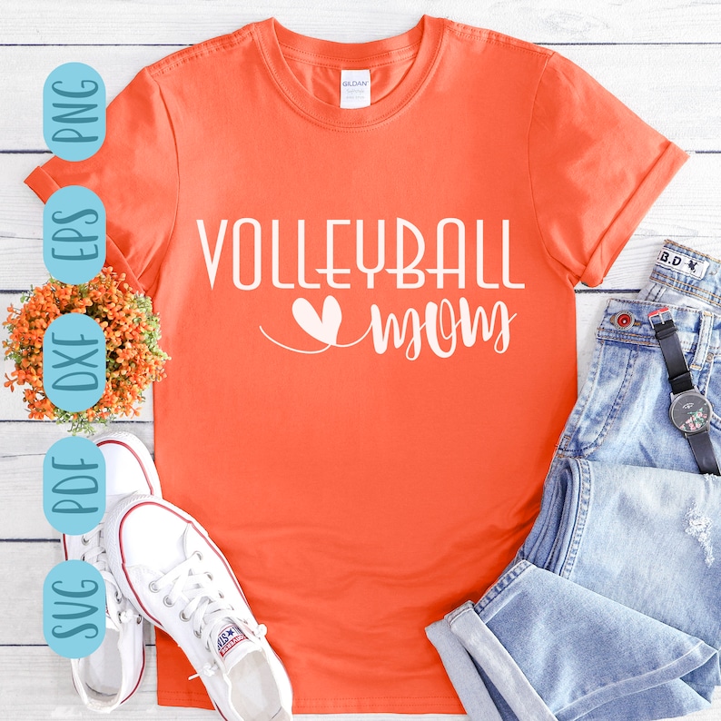 Volleyball Mom Svg Volleyball Mom Tshirt Vball Season Cut Etsy