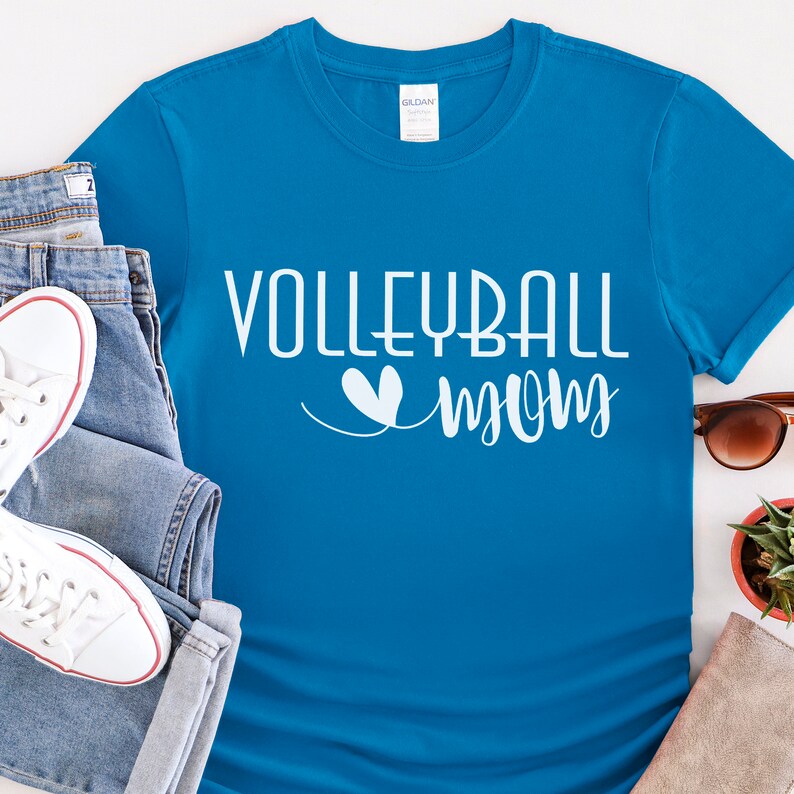 Volleyball Mom Svg Volleyball Mom Tshirt Vball Season Cut Etsy