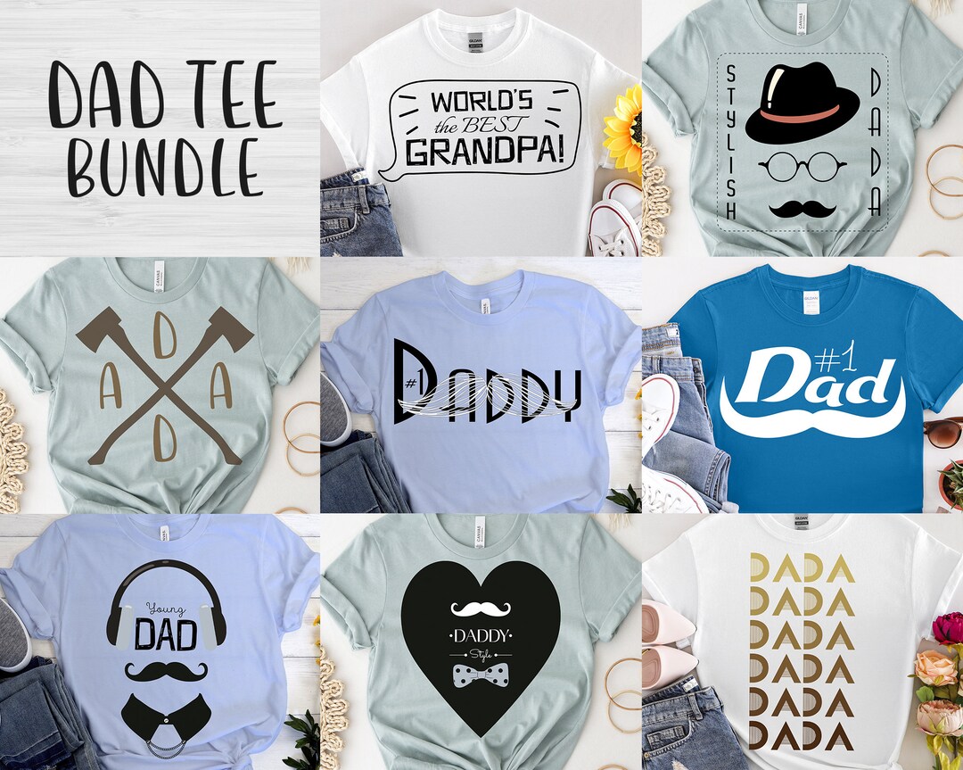 Dad Svg Bundle Dad Svg Cricut Dad Shirt Svg Dad Life Svg Father's Day ...