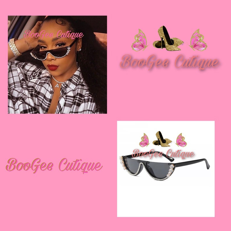 Blinged out BooGee Sunglasses.