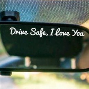 Car Mirror Quotes, Rear View Mirror Decal, Daily Affirmation Sticker, Mirror Decal, Mirror Sticker, Car Accessories, Motivational Quote