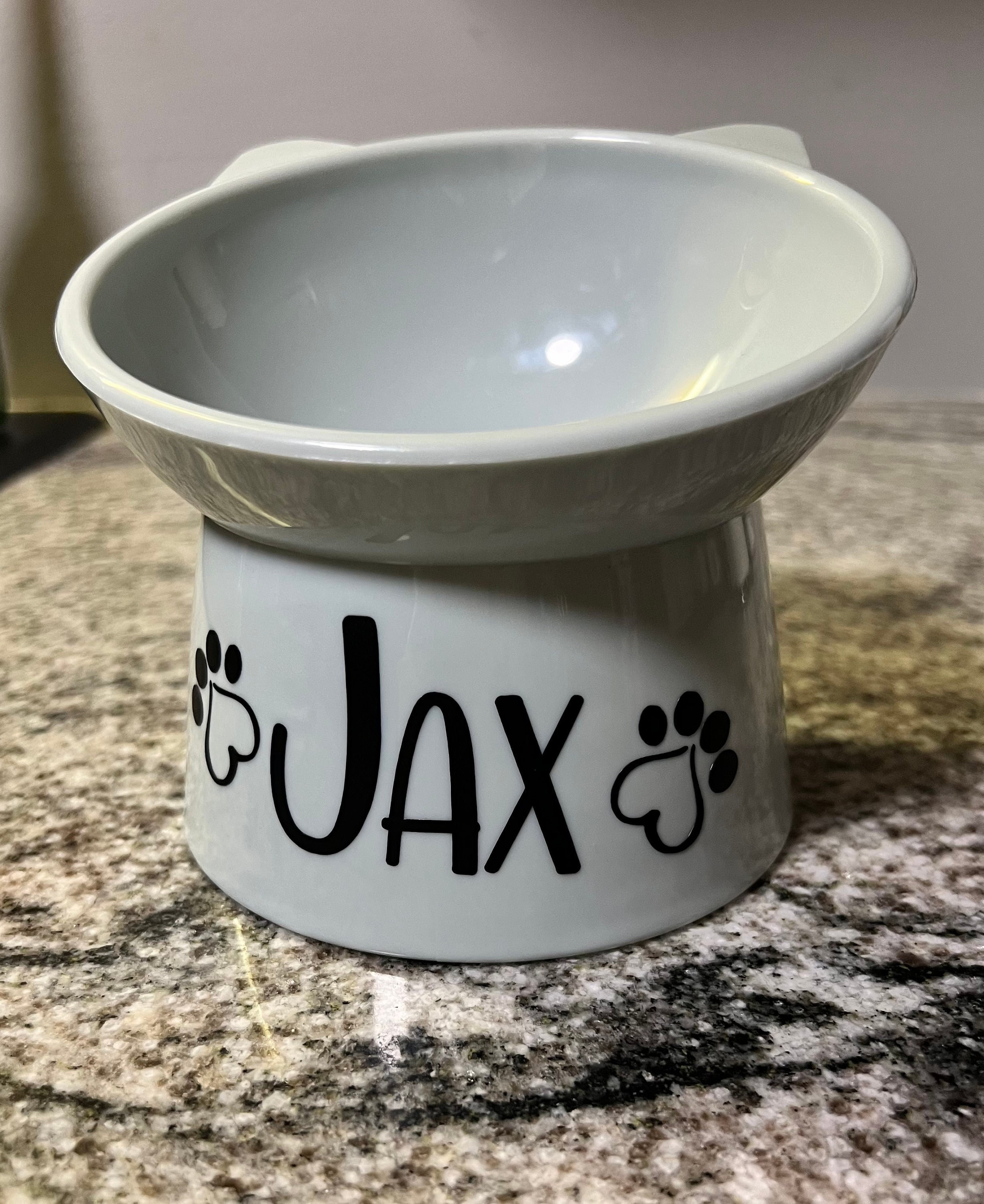 Tilted Dog Bowl Etsy
