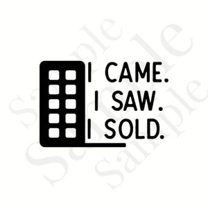 Realtor Decal, Real Estate Decal, Realtor Vinyl Decal, Car Decal, Laptop Sticker, Real Estate Agent, Realtor Gift, Realtor Marketing, Decal