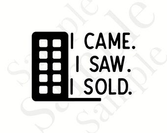 Realtor Decal, Real Estate Decal, Realtor Vinyl Decal, Car Decal, Laptop Sticker, Real Estate Agent, Realtor Gift, Realtor Marketing, Decal