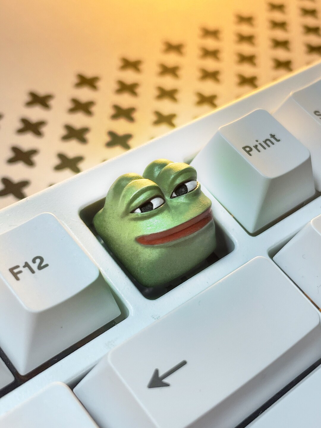 Pepe the Frog Artisan Keycap for Cherry MX Mechanical Keyboard Etsy