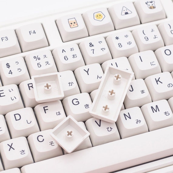 Vanilla Keycaps for MX Switch Mechanical Keyboard PBT Minimalist 
