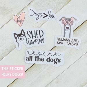 Dog sticker pack, stickers for dog lovers, dog planner sticker, cute stickers for dog mom, waterproof dog sticker, dog sticker set