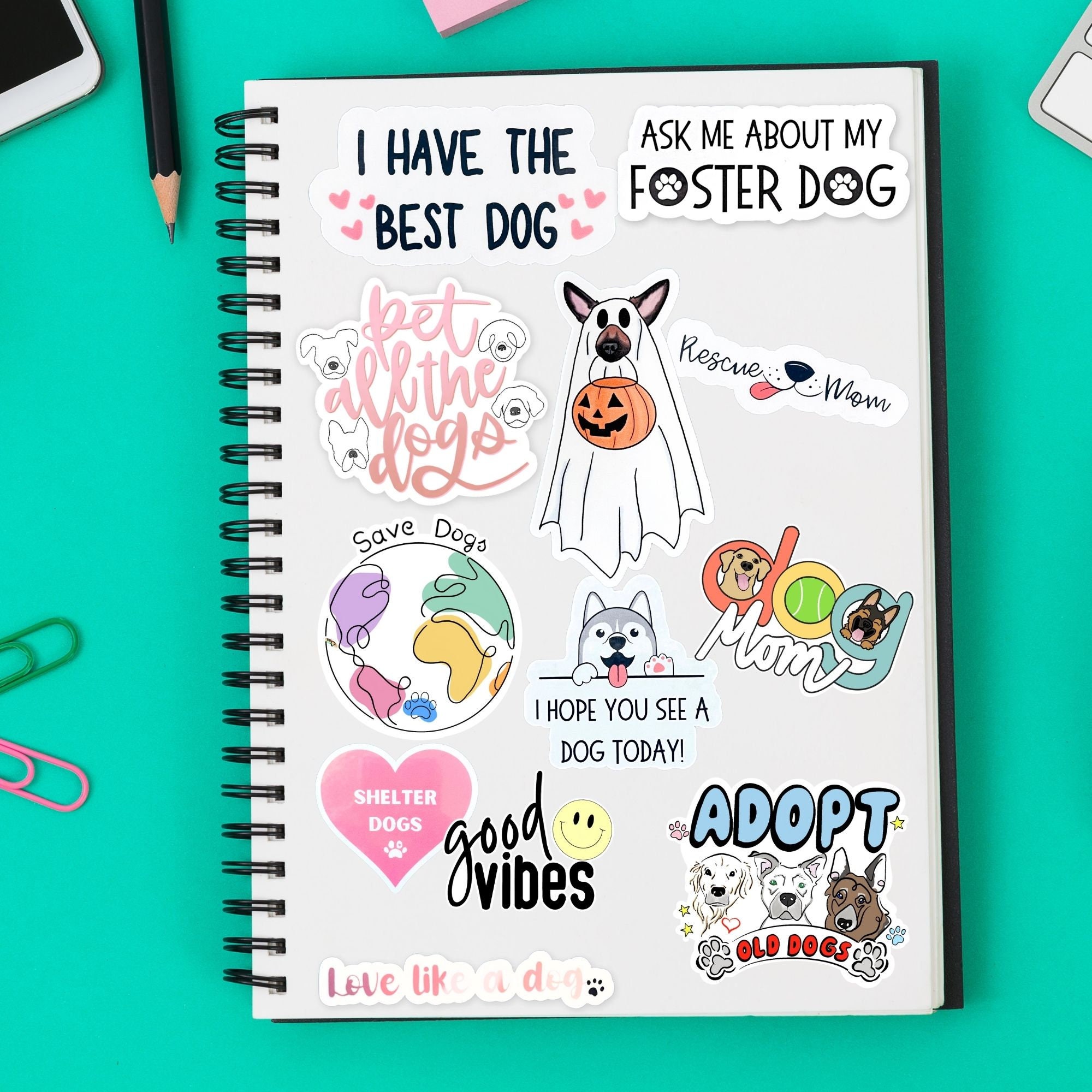 Ask Me About My Foster Dog Sticker, Waterproof Decal, Foster Parent ...