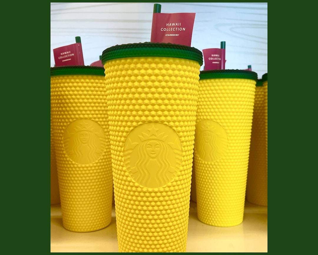 NEW Starbucks Hawaii Pineapple Tumbler Studded Venti Reusable Hawaii