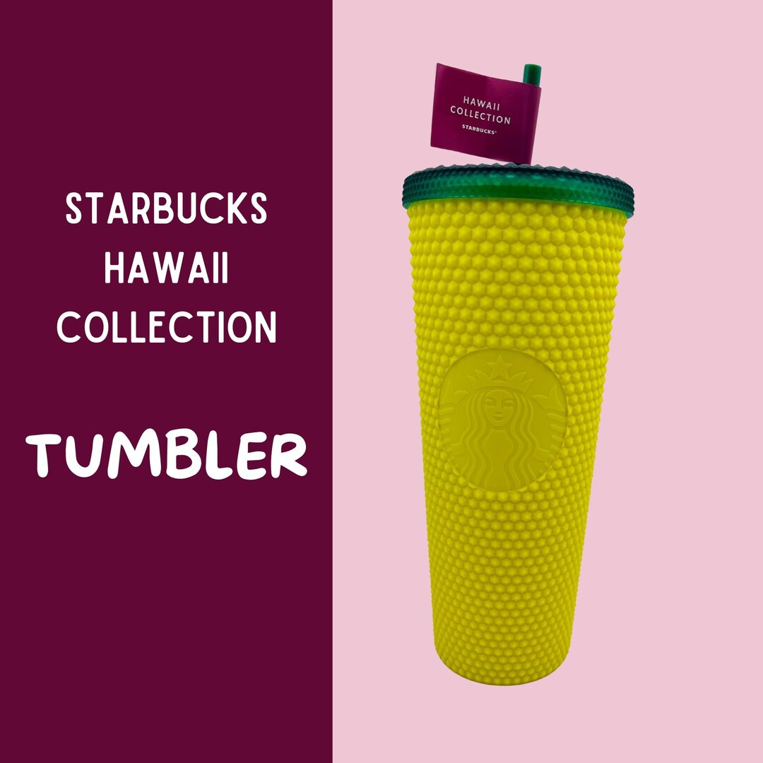 NEW Starbucks Hawaii Pineapple Tumbler Studded Tumbler Venti Reusable