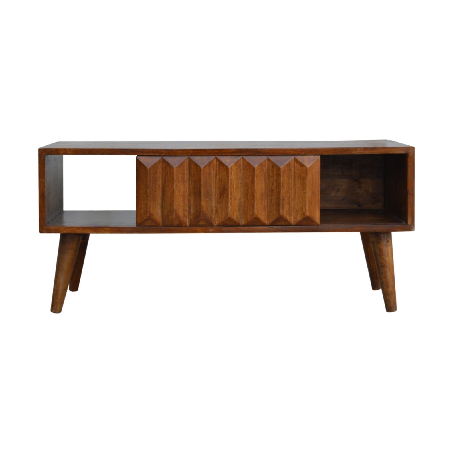 TV Unit Solid Wood TV Console TV Stand Etsy UK