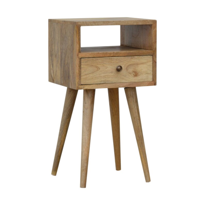 Wood Bedside Table Petite Bedside Table Small Bedside Etsy UK