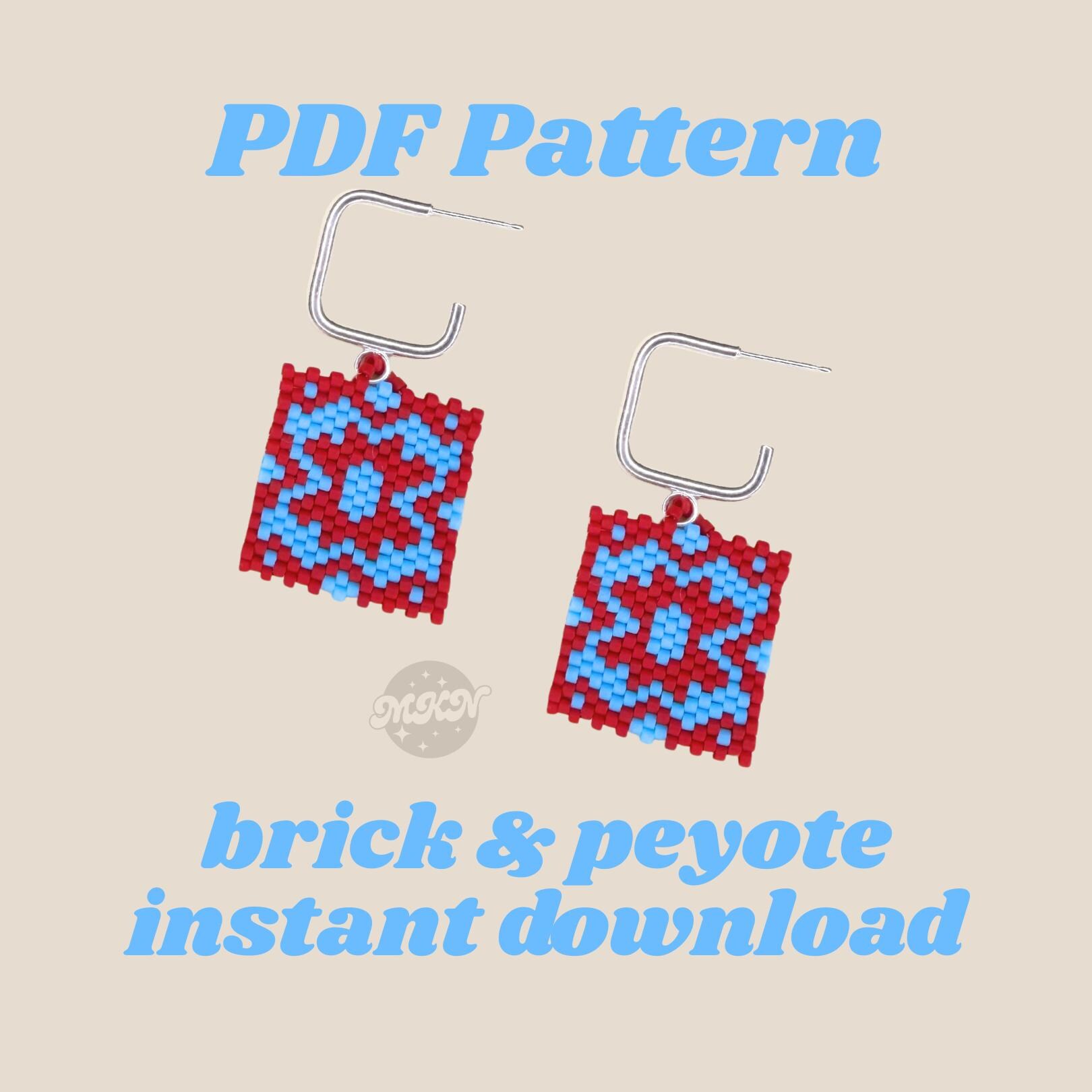 Granny Square Bead Pattern |quilt Square Bead Pattern | Stamp Bead ...