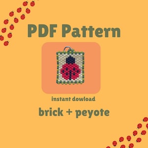 lady bug bead pattern | stamp bead pattern