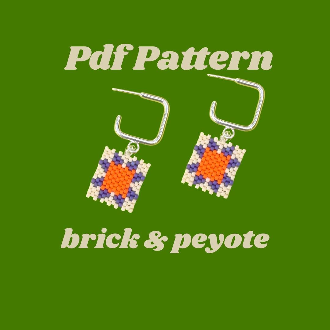 Granny Square Bead Pattern | Quilt Square Bead Pattern | Stamp Bead ...