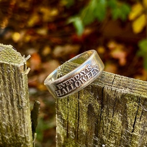 Everyday is Halloween Ring: Sterling Silver Spooky Jewelry