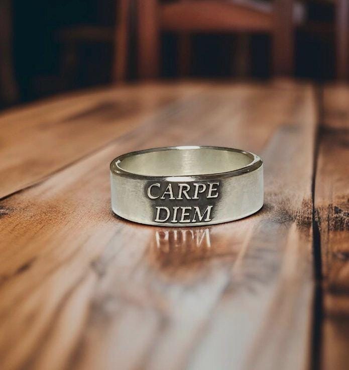 Carpe Diem Ring - Etsy