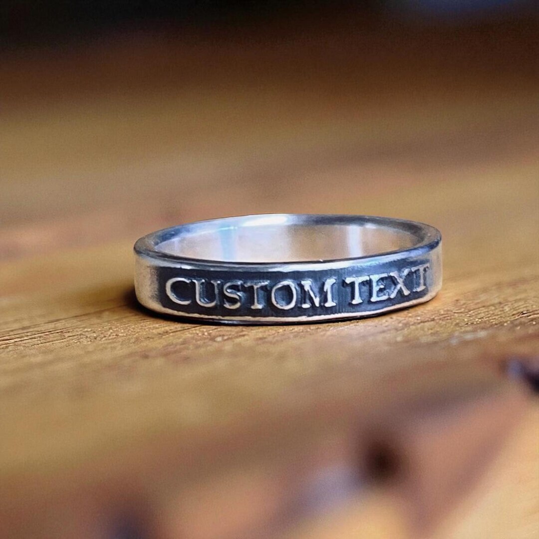 Custom Ladies Rings Womens Custom Ring Personalized Ring Jewelry Womens Rings Mens Rings ...