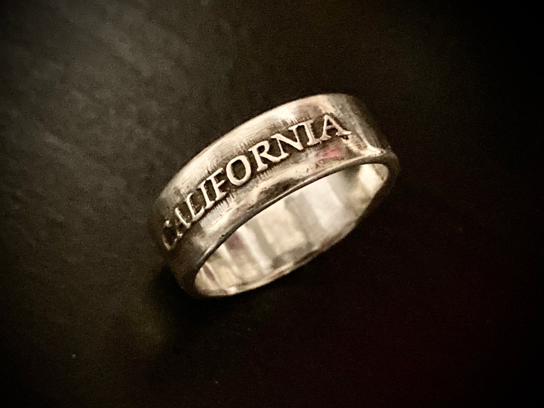 Modified California Rings Handcrafted California Sterling Silver Ring - Timeless Elegance - Etsy
