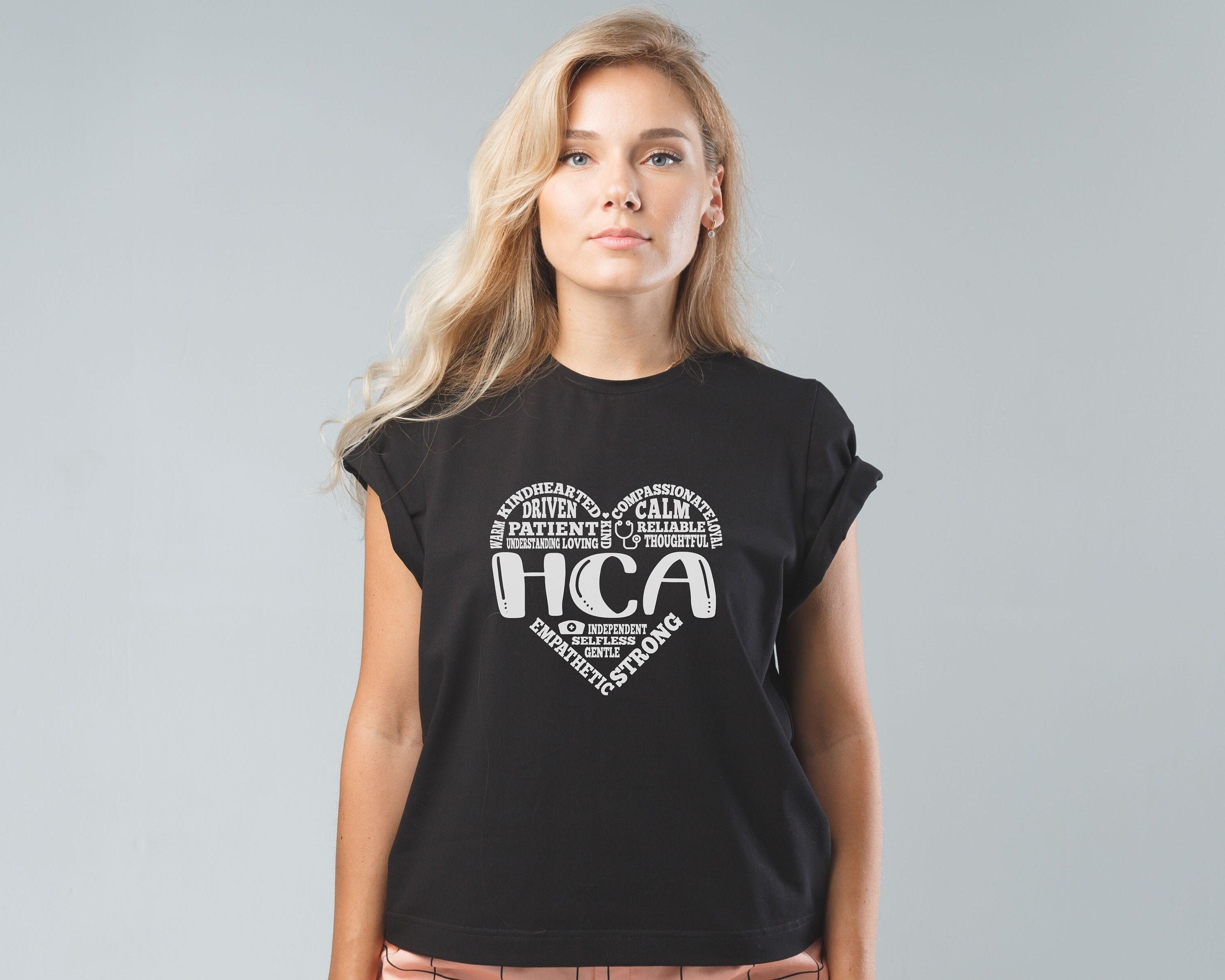 Health Care Aid Shirt Healthcare Worker Shirt HCA Shirt Etsy