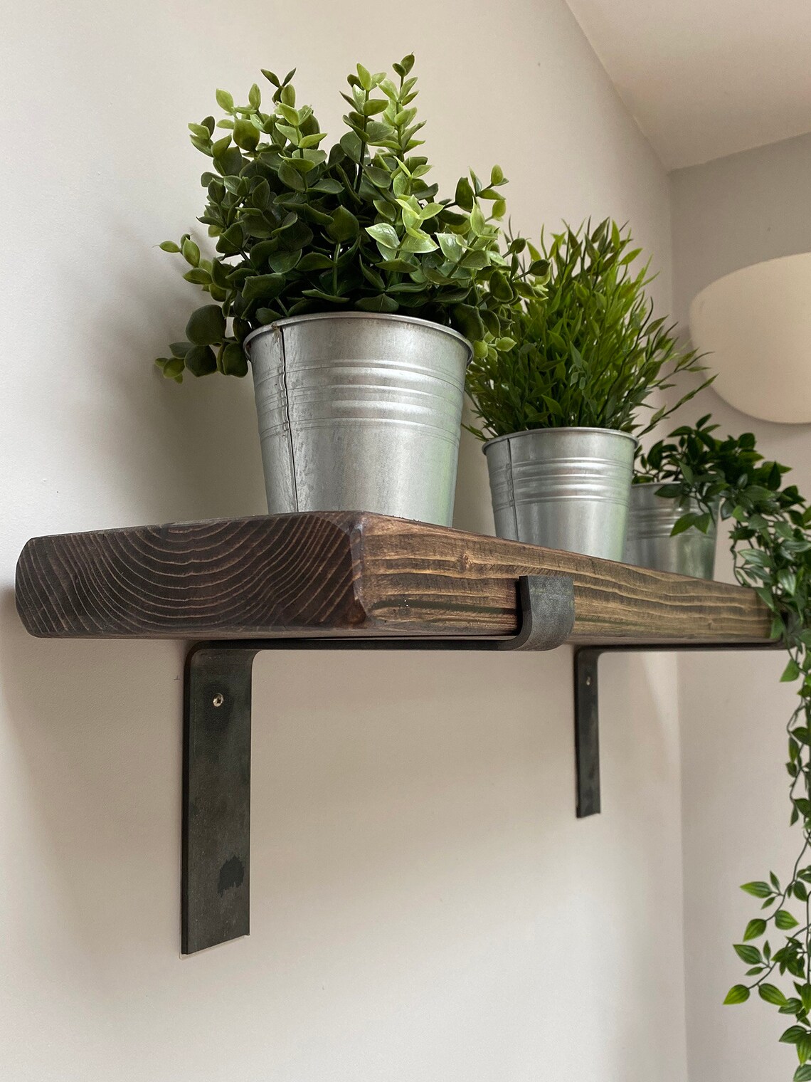 Chunky Rustic Wood Shelf only 5cm Thick / 20cm Deep Etsy