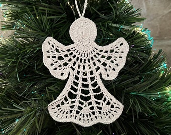 Crochet Angel Pattern PDF: Easy Christmas Decor Tutorial (DIY Vintage Style)