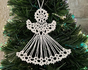 Crochet Angel Pattern PDF: Easy Christmas Decor DIY Tutorial