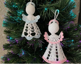 Crochet Christmas Angels Pattern: Handmade DIY Ornament PDF