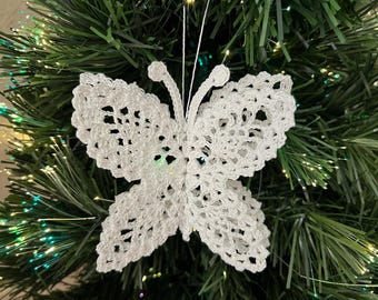 PDF Pattern Butterfly Christmas Ornament
