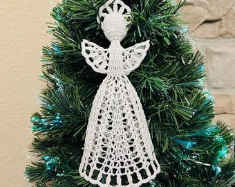 Crochet Christmas Angel: 9" Ornament, Décor, Gift (PDF Pattern)