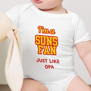 Baby Romper & Toddler Tee Personalised | AFL Gold Coast Suns Inspired Fan Gift | Custom Name Design for Newborn or Toddler | Footy Gift