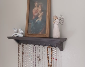 9-Hook Rosary Hanger Shelf