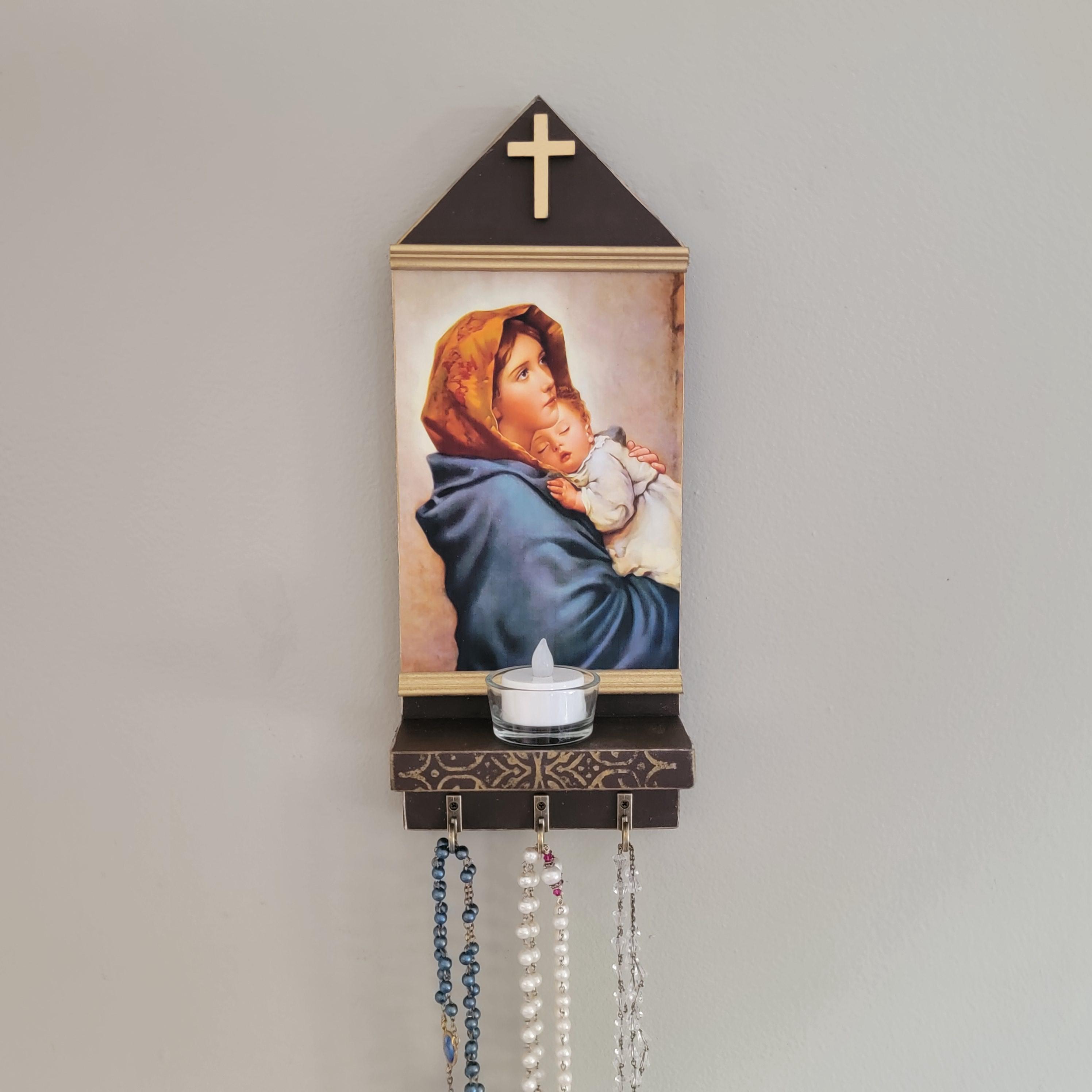 Madonna of the Streets Personal Rosary Holder (brown) - Etsy