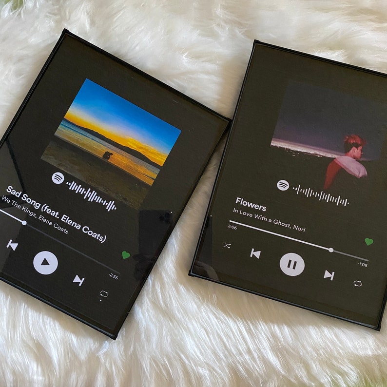 Personalized Spotify Frame Etsy
