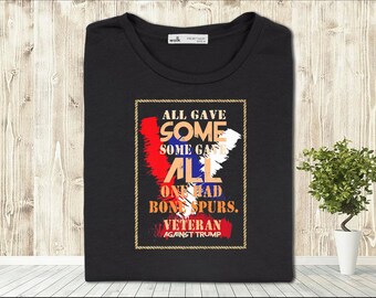 Some Gave All One Had Bone Spurs Veterans Against Trump Mens Quick Dry Swim Trunks Beach Shorts