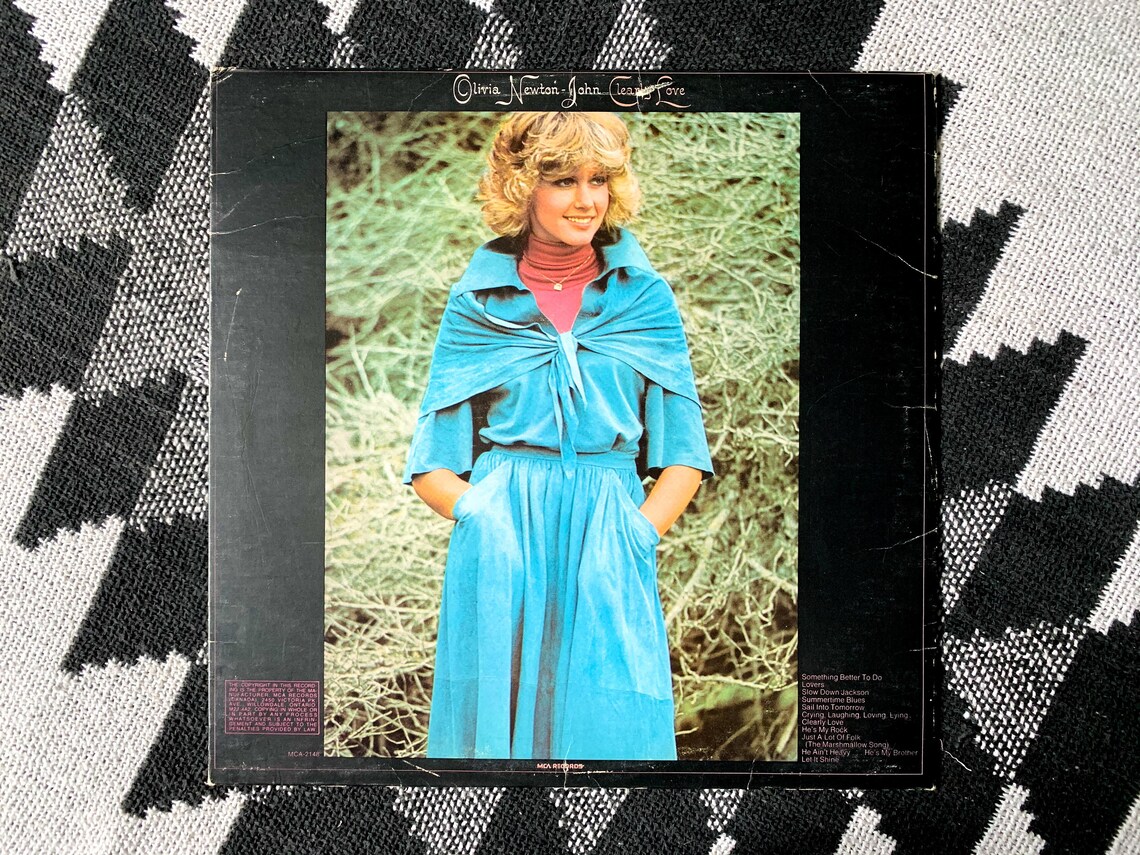 Olivia Newton John Clearly Love Vinyl Record 70s Something Etsy