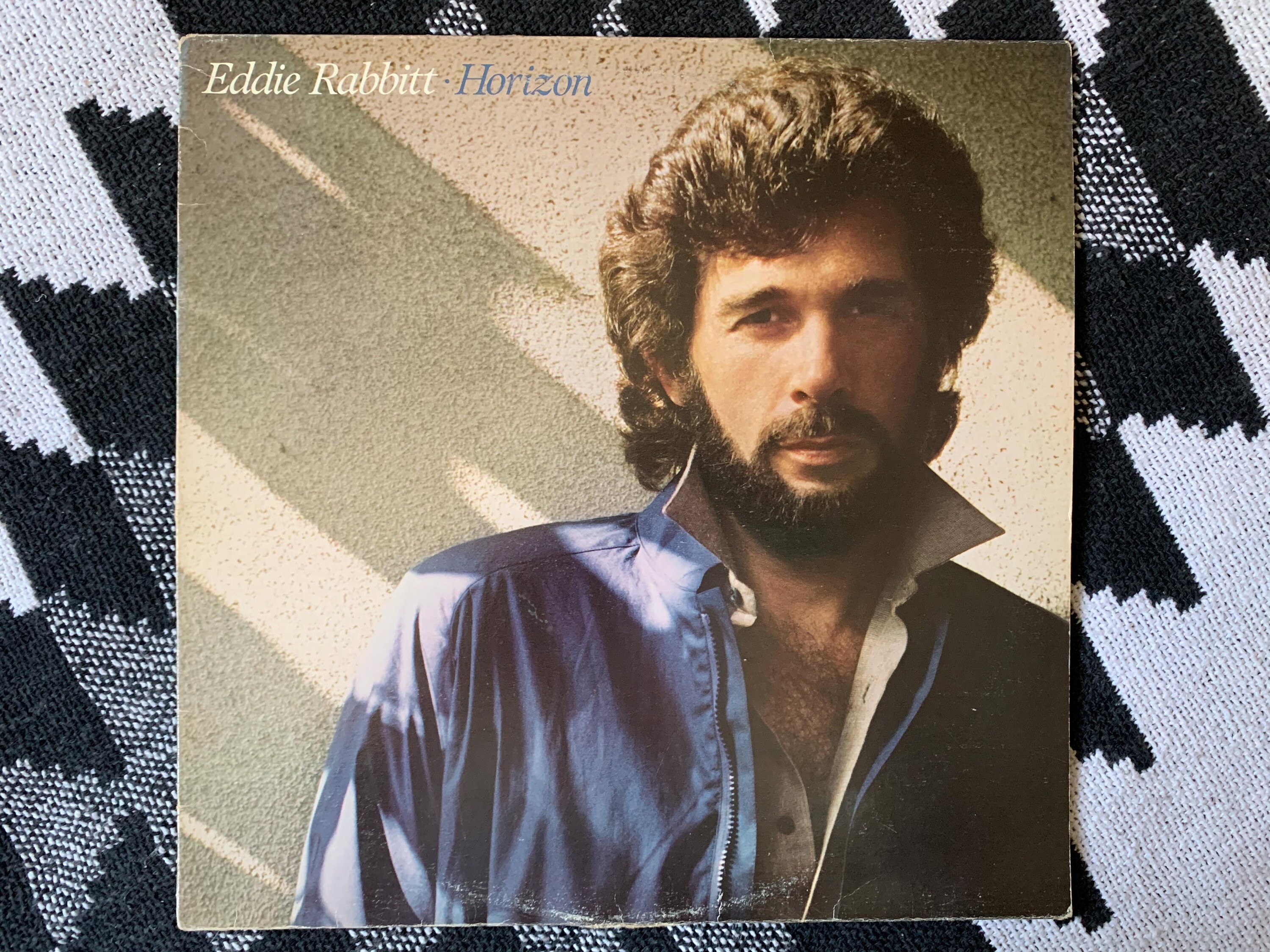 Eddie Rabbitt Horizon Vinyl Record I Love a Rainy Night Etsy
