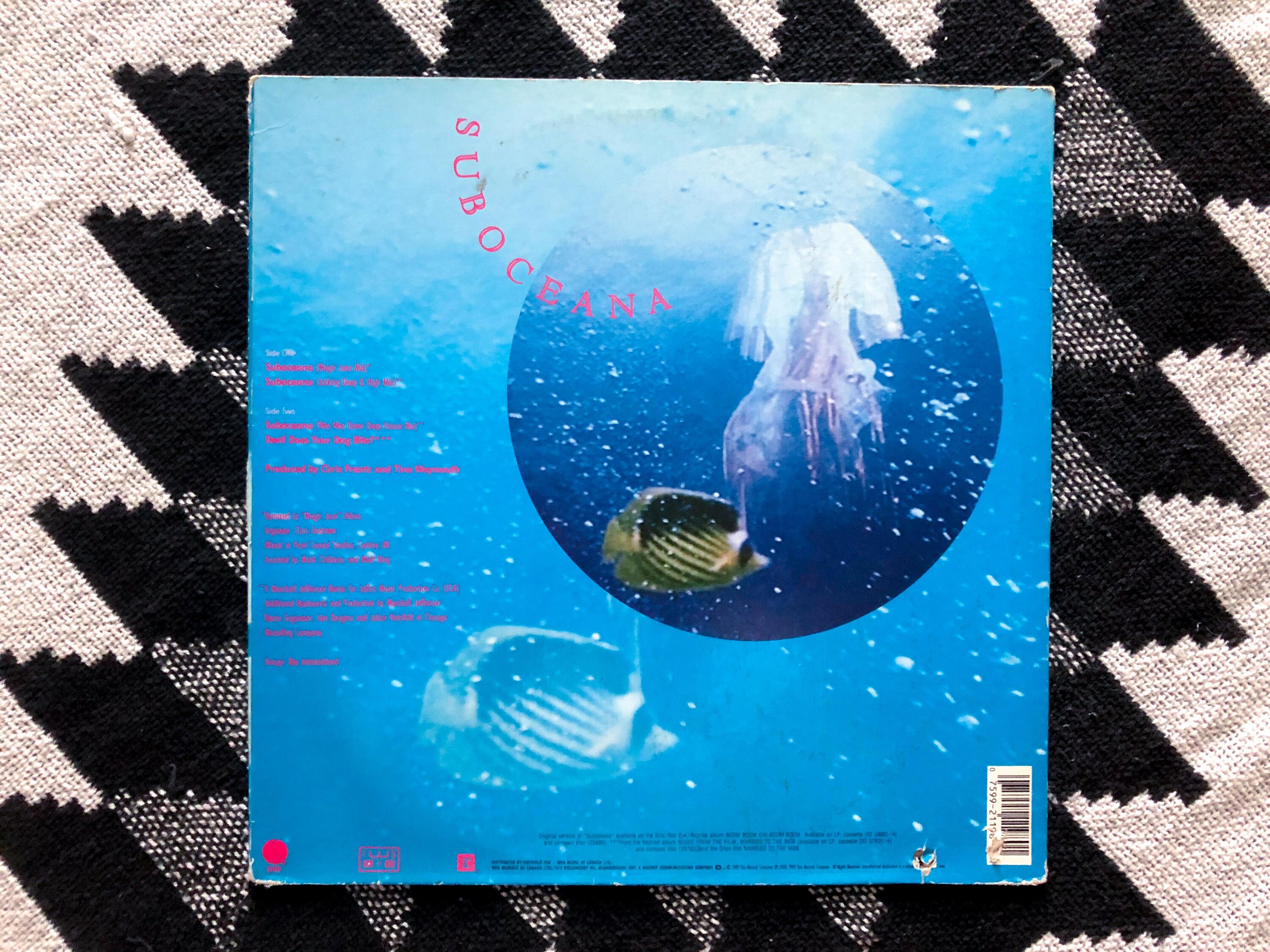 Tom Tom Club Suboceana 12 Single Vinyl Record New Wave Etsy Canada