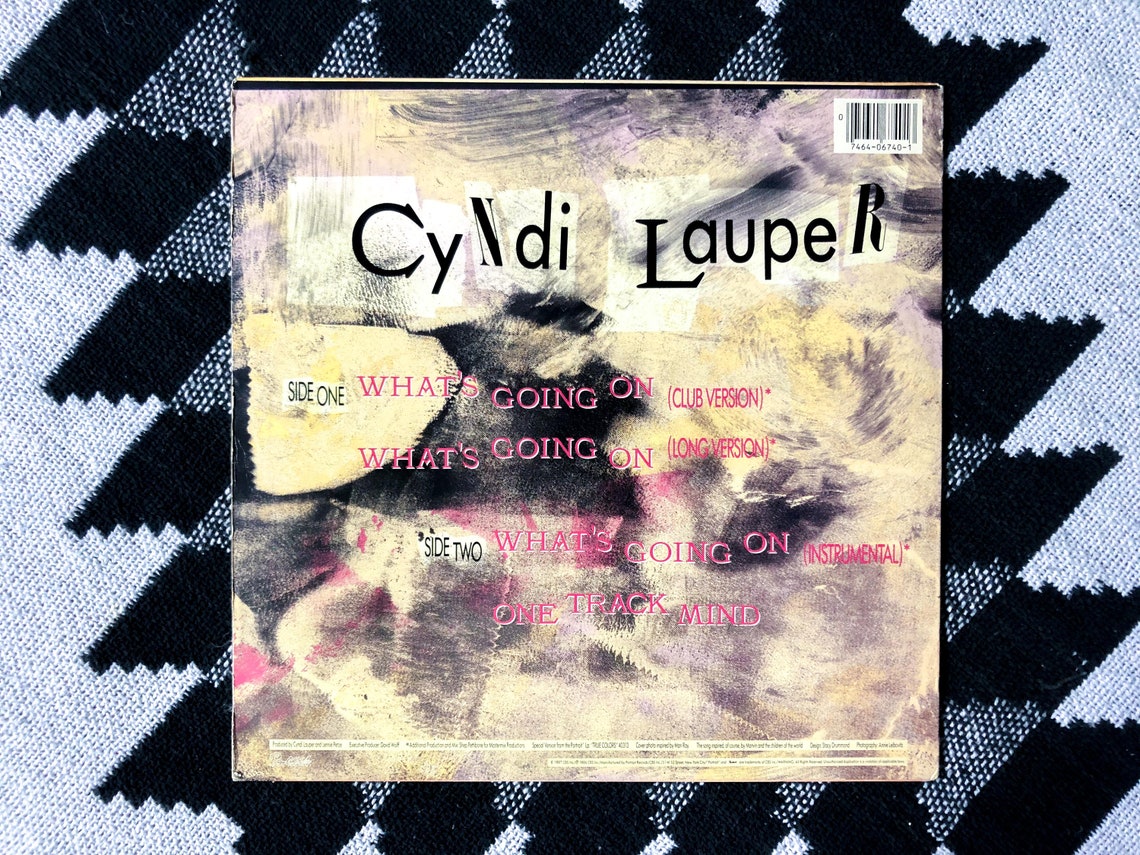 Cyndi Lauper What's Going on 12 Maxi Single 80s Etsy Canada