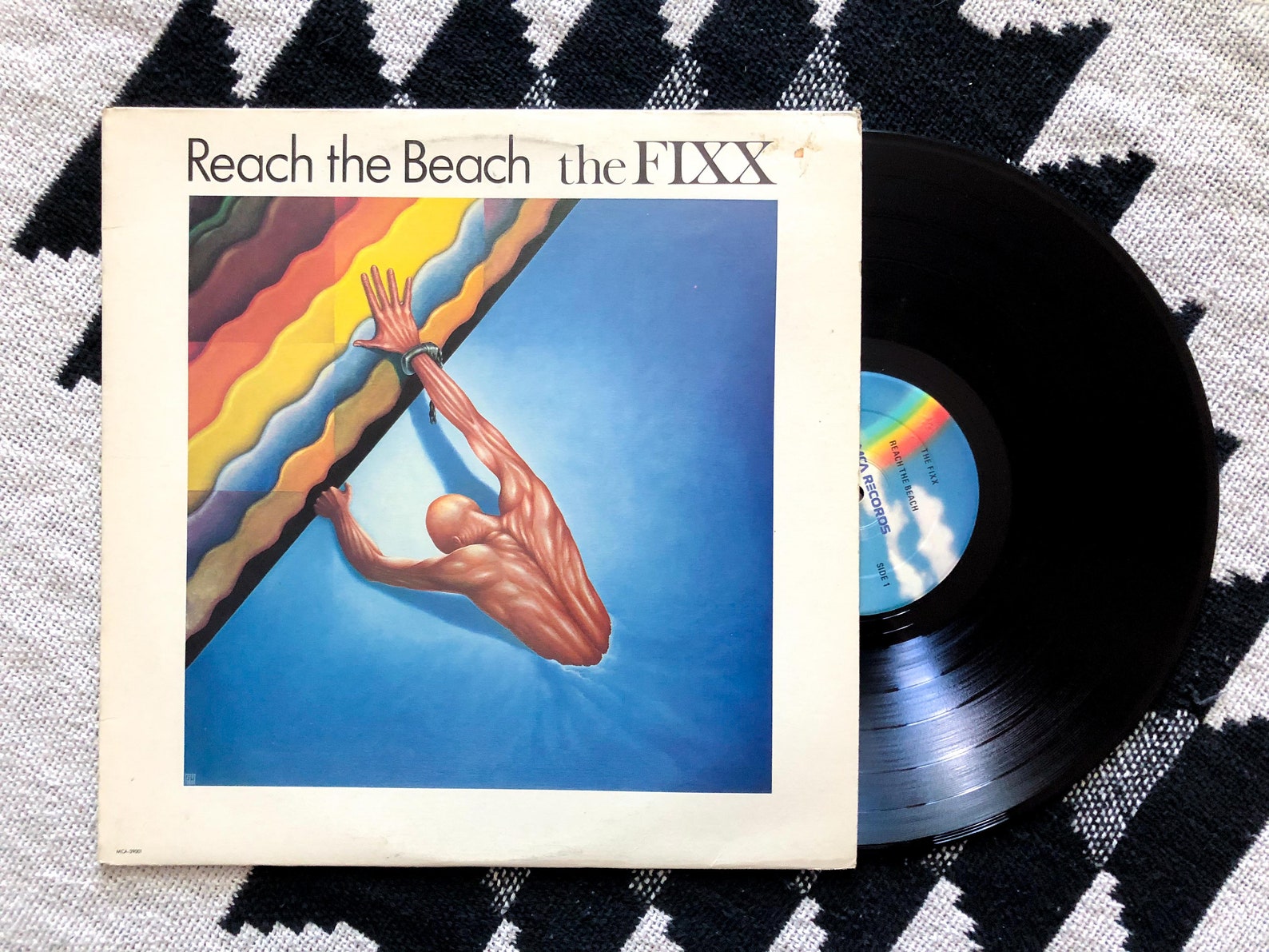 The Fixx Reach The Beach Vinyl Record Saved By Zero New Wave | Etsy