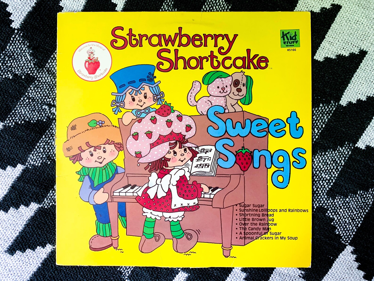Strawberry Shortcake Sweet Songs Vinyl Record RARE '80s Etsy