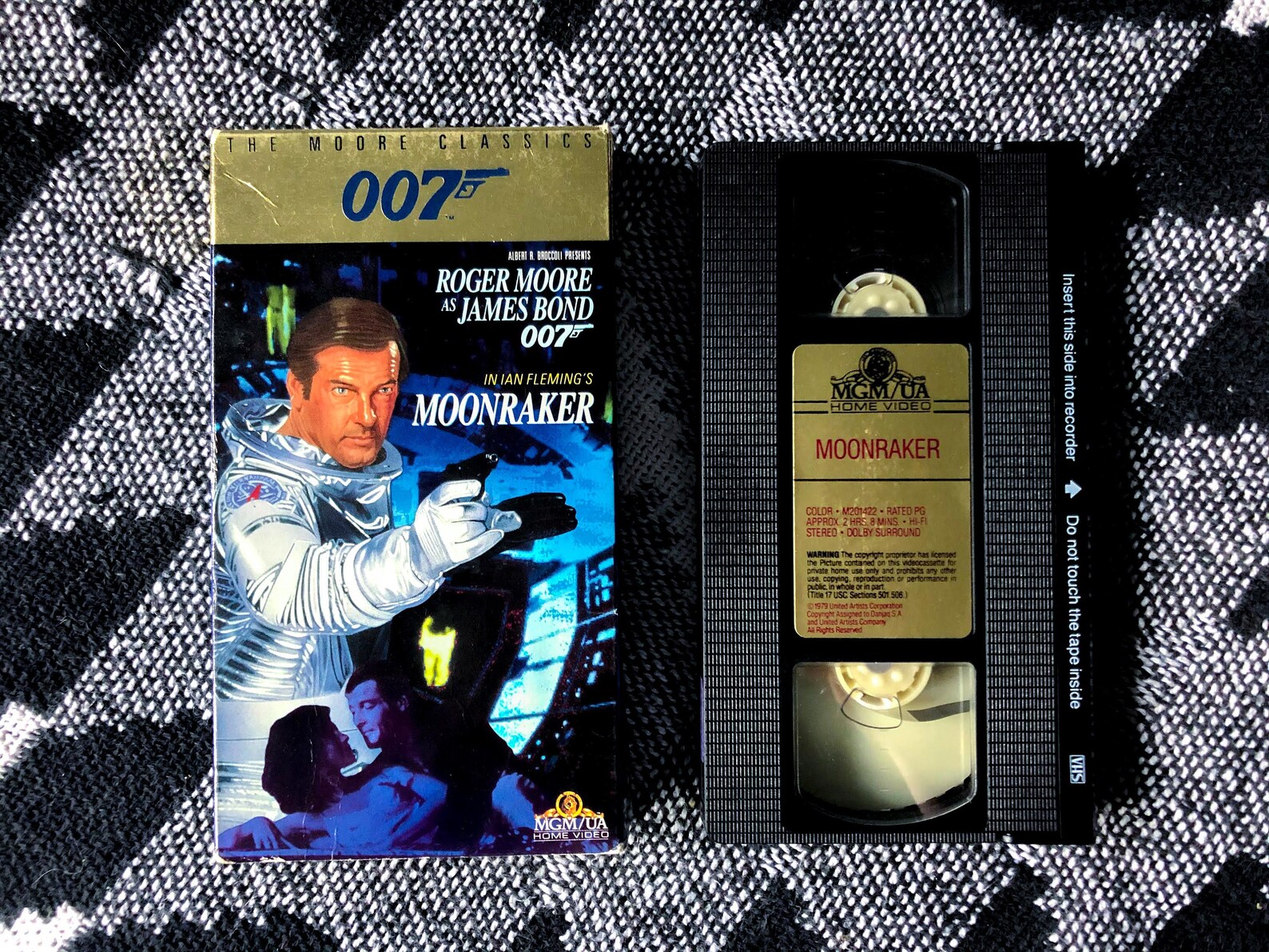 Moonraker VHS James Bond 007 Roger Moore Shirley Bassey | Etsy