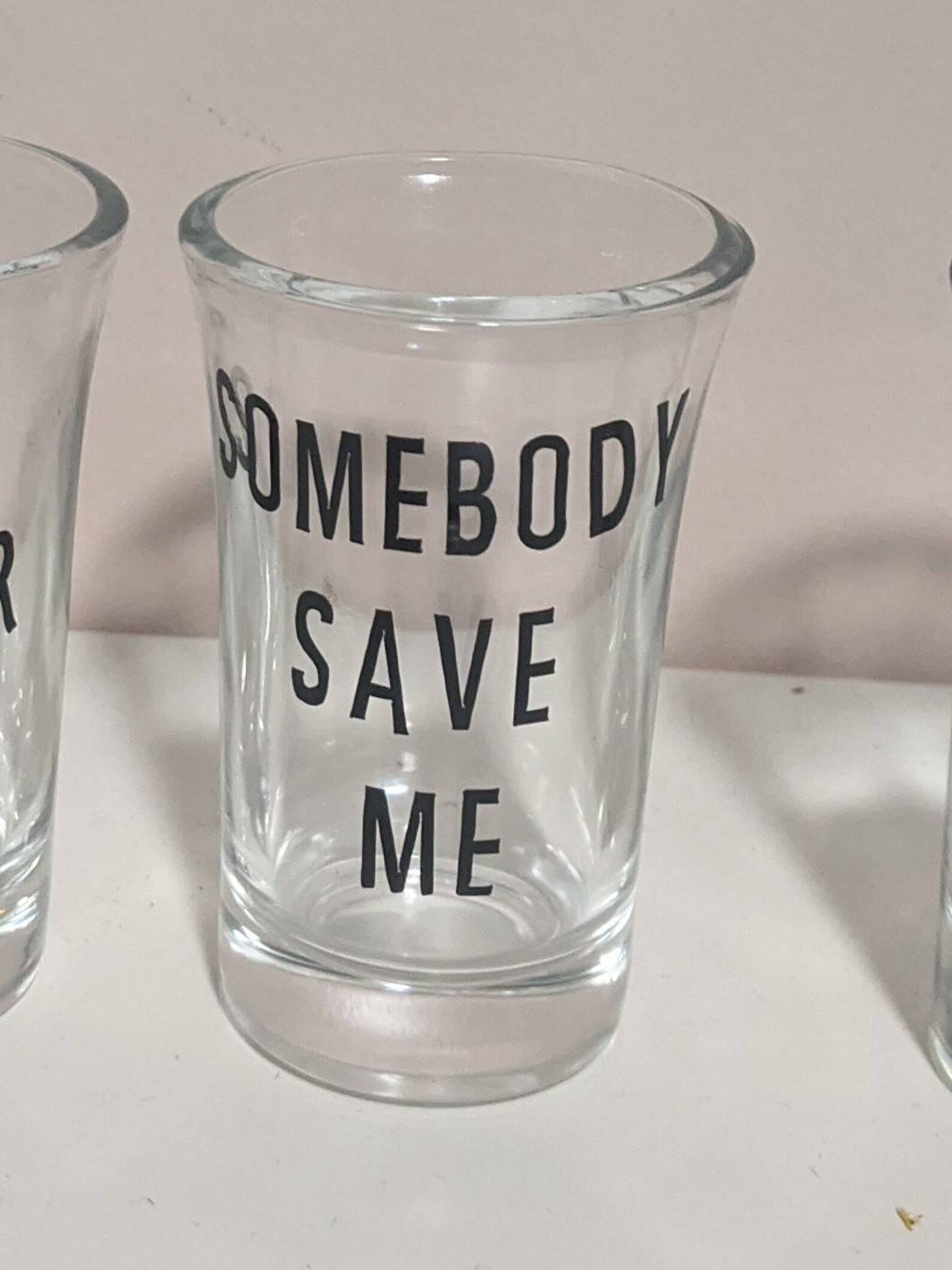 Lustige Shot Gläser Set von 4 Shut up Leber keine Zeit Etsy
