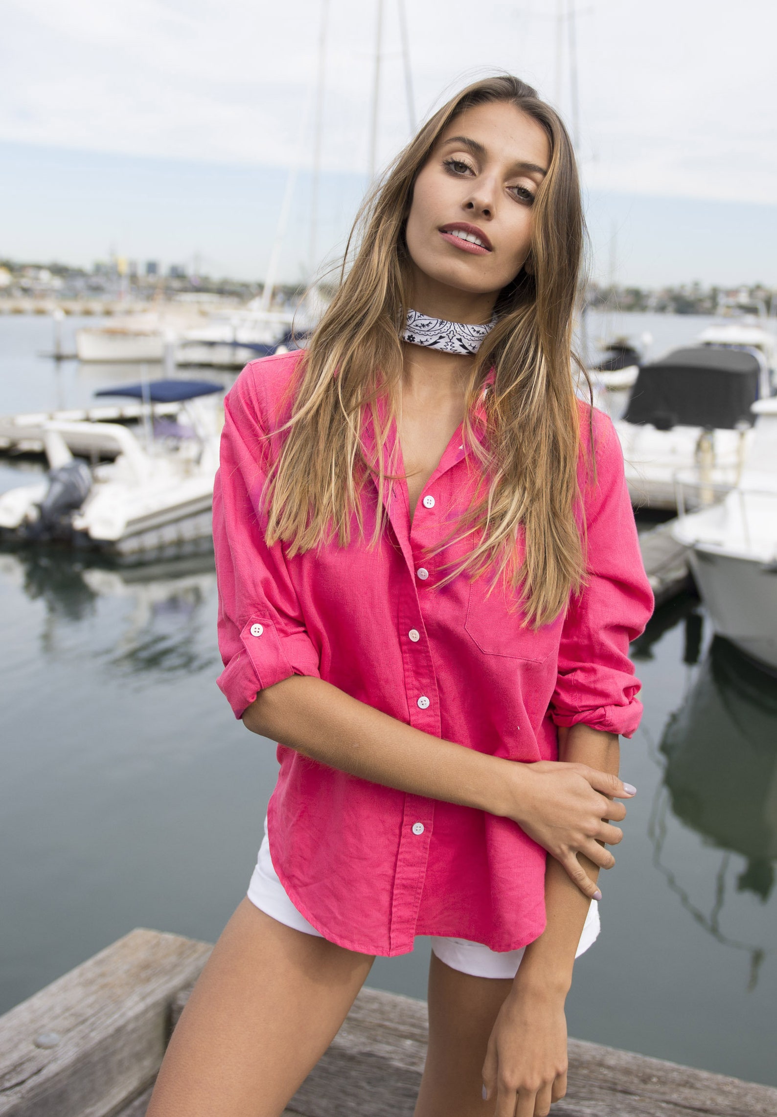 Linen Shirt Women Hot Pink Fuchsia Linen shirts Linen Blouse Etsy