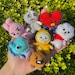 Bts keychain, Bts Charm, Crochet bts Keychain, Bts merch, Army Keychain, Tata Keychain, Cooky Keychain, Chimmy Keychain, RJ keychain, Van 