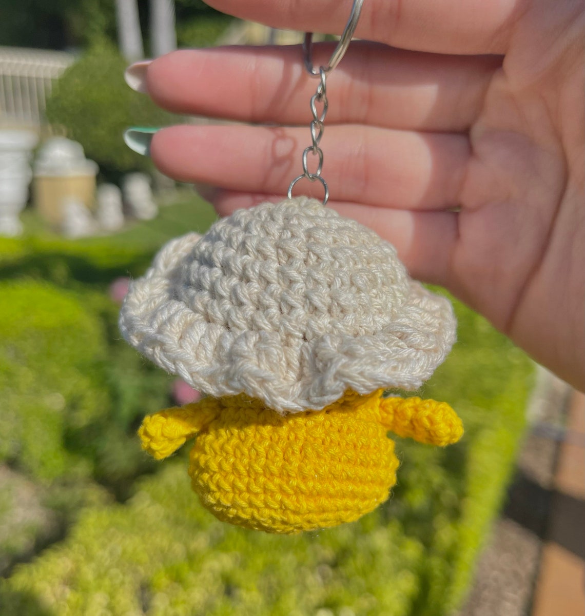 Duck Keychain Duck With Hat Keychain Ducky Keychain Cute Etsy