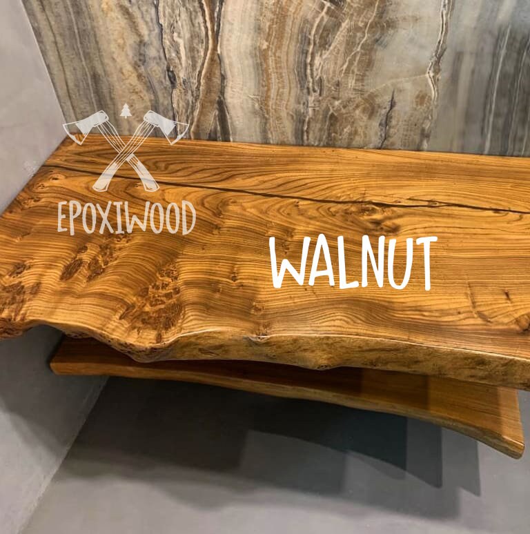 Live Edge Hanging Shelffloating Wood Shelflive Edge Floating Etsy