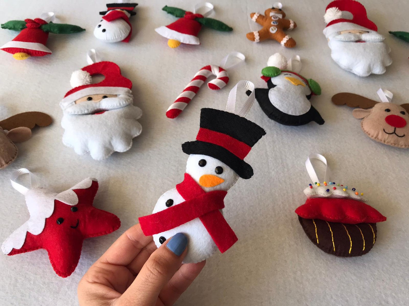 Christmas Ornaments Pdf Pattern Sewing Tutorial Diy - Etsy