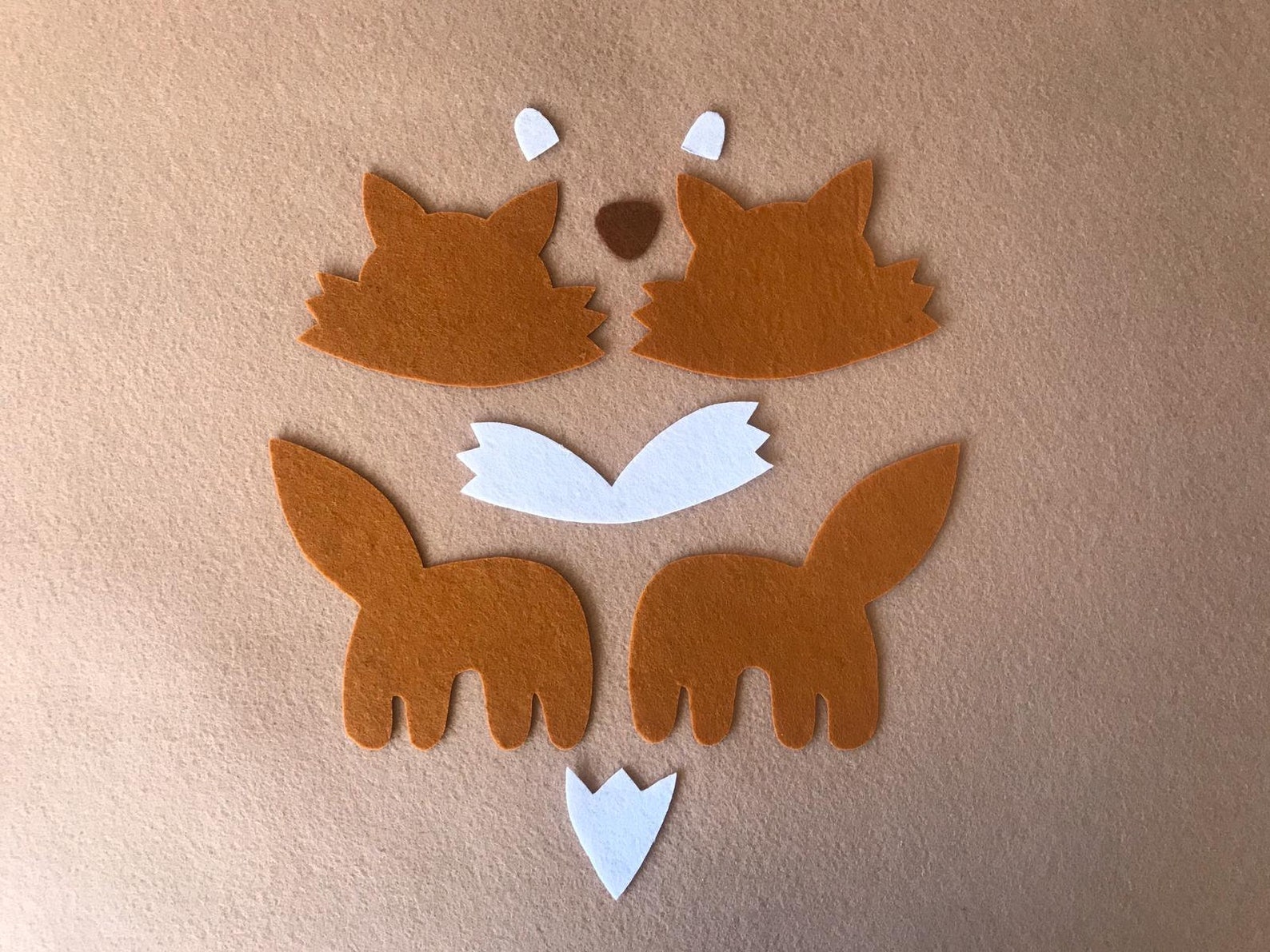 Felt Pdf Pattern Fox Sewing Tutorial Diy Plushies DIY Fox - Etsy